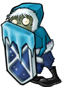 Spawn Snow Shield Zombie