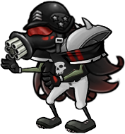 Spawn Gatling Black Football